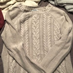 Old Navy cable knit sweater